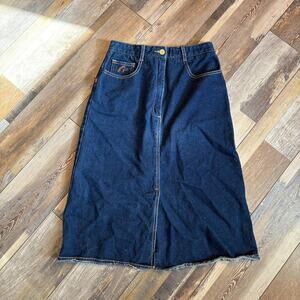 Vintage y2k 90s era jordache A Line Denim Skirt | Jean SKirt